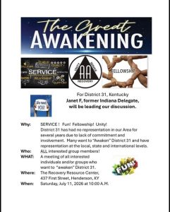 The Great Awakening! @ The Recovery Resource Center