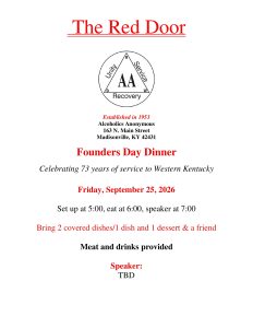 Red Door Founders Day @ Red Door Group